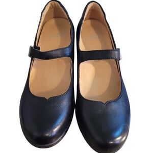DANSKO Callista black leather Mary Jane shoes - 39/8.5